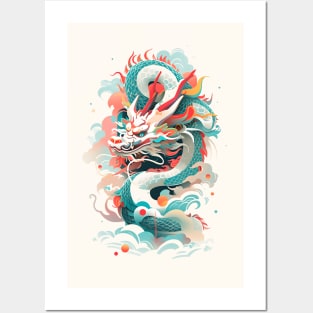 Chinese Dragon Posters and Art